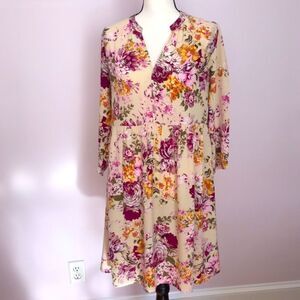 Anthropologie Maeve Floral Dress Tunic Maternity